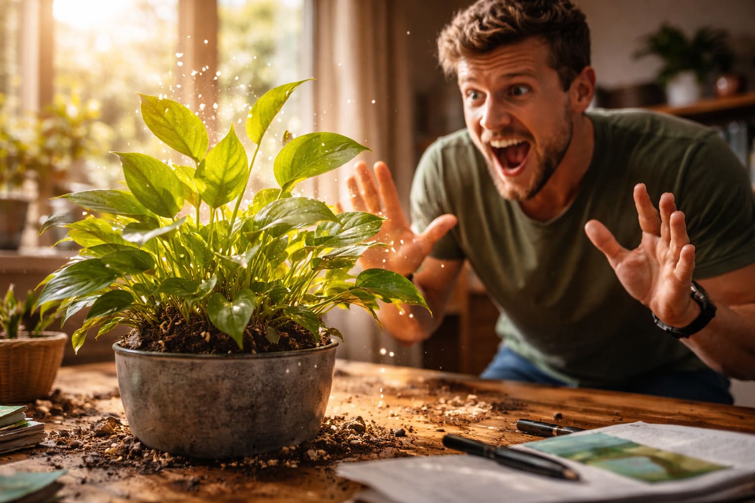 Plants Look Healthier Right After You Give Up