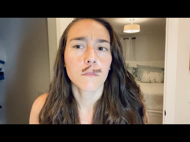 False Lashes Test Emotional Strength