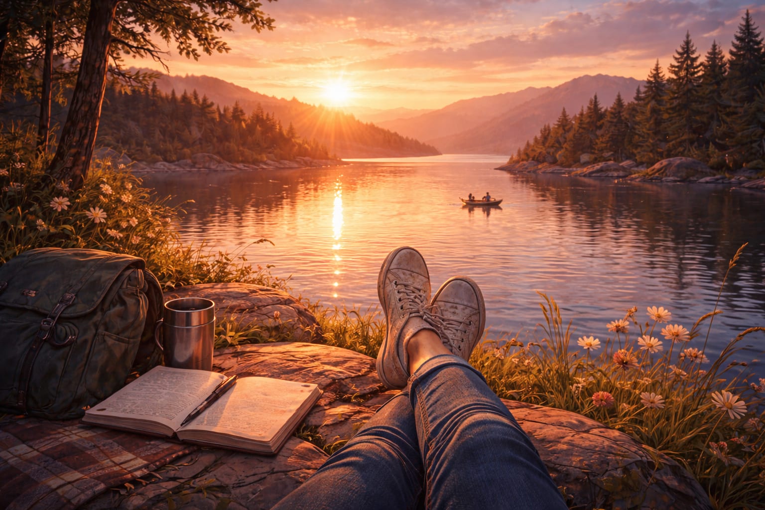Be Present Where Your Feet Are