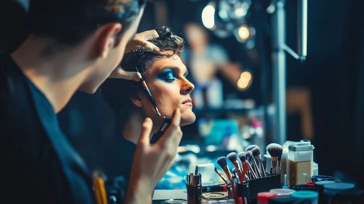 Makeup Creates Facial Symmetry