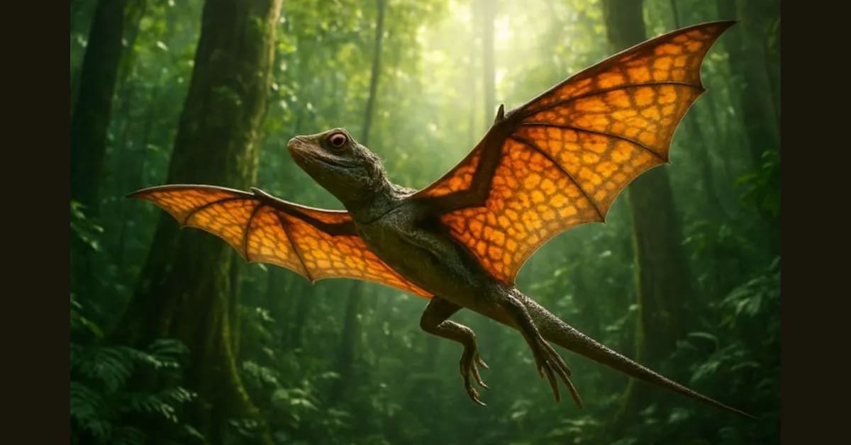 Flying Lizard – The Glider of Tropical Trees