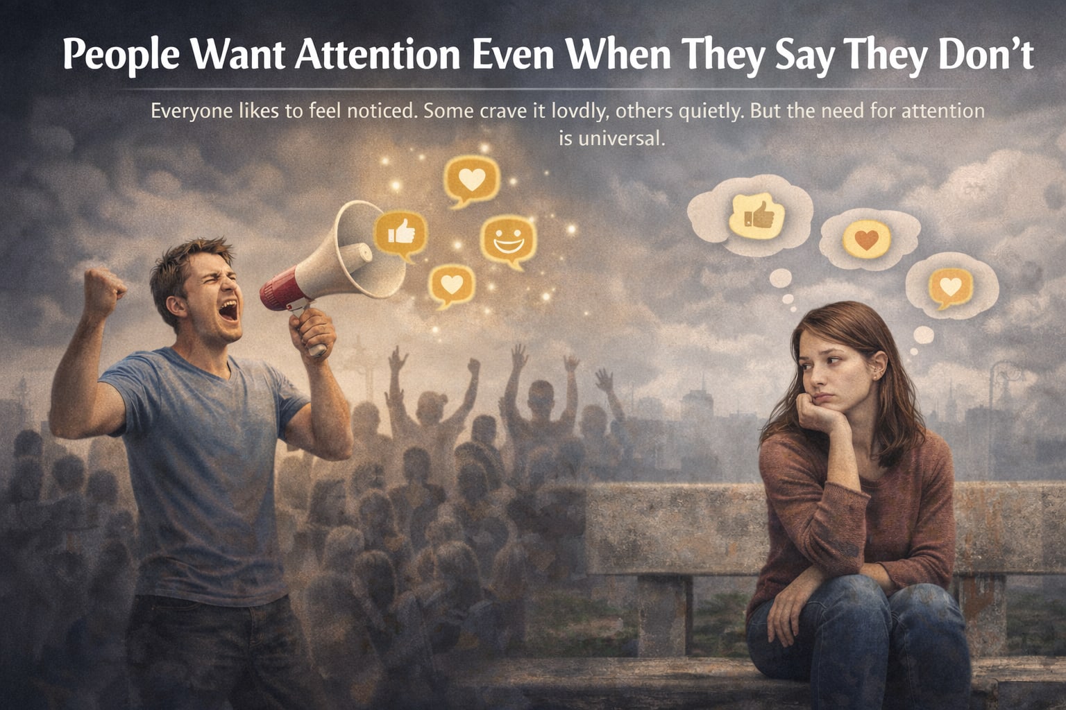 People Want Attention Even When They Say They Don’t
