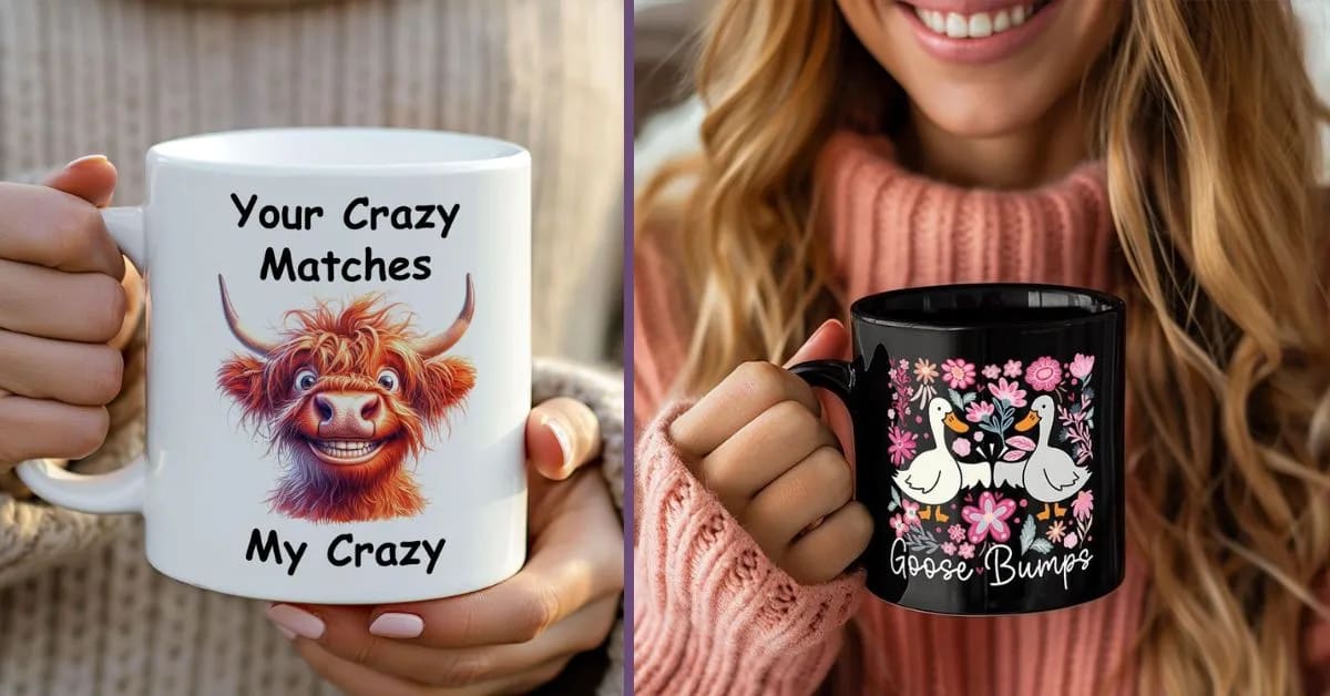 Handmade Funny Coffee Mugs With Personality