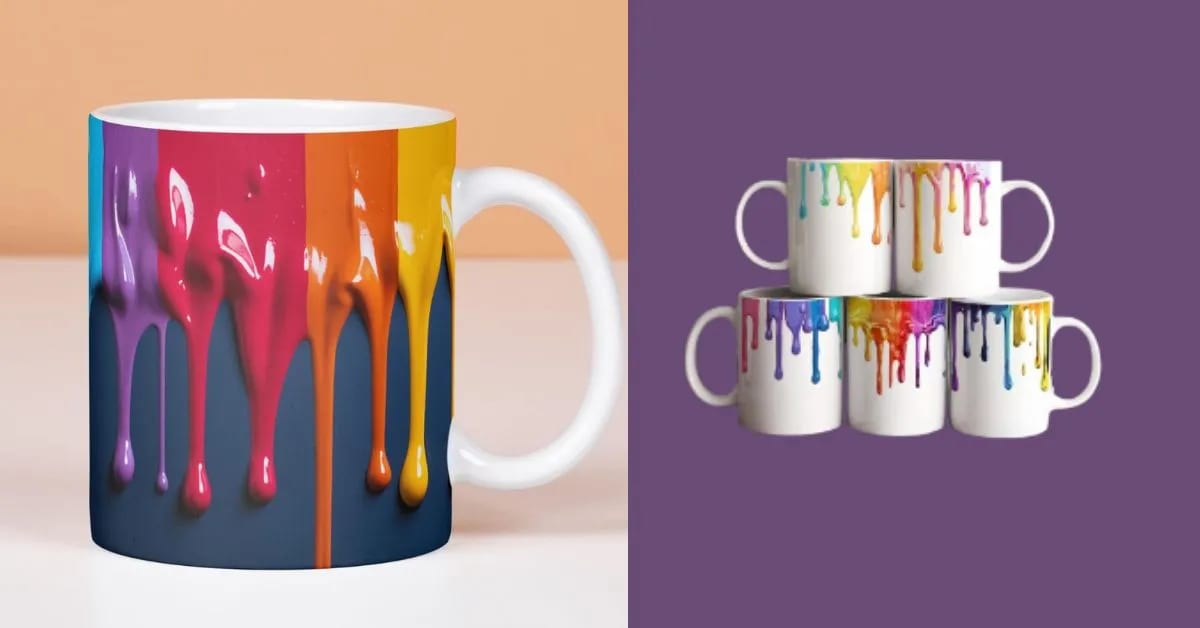 Bold and Colorful Funny Coffee Mugs