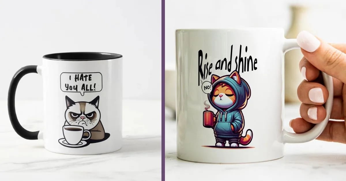 Oversized Funny Coffee Mugs That Make You Laugh