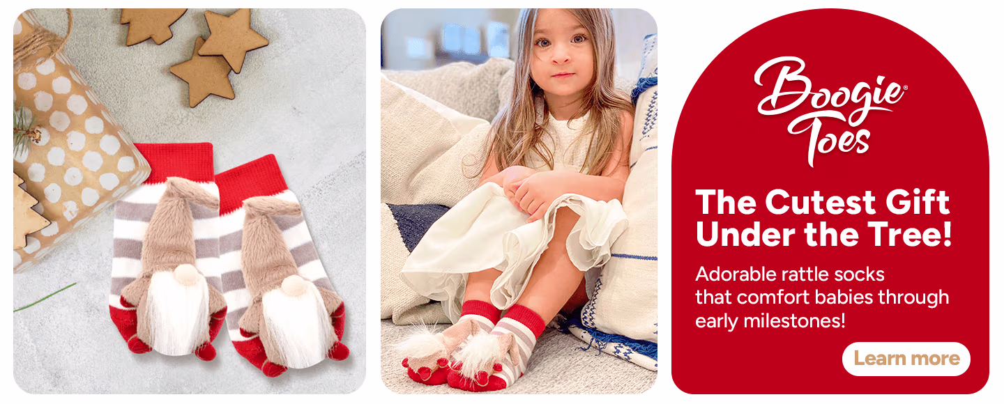 Elf Christmas Boogie Toes Banner