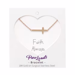 Cross, Everyday Bracelet (Rose or White) - Thumbnail 7