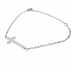 Cross, Everyday Bracelet (Rose or White) - Thumbnail 1
