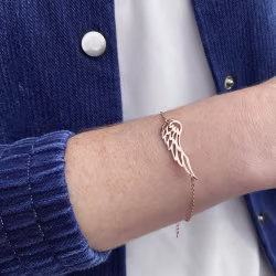Angel Wing, Everyday Bracelet (Rose) - Thumbnail 4