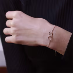 2 Hearts 1 Love Everyday Bracelet (Rose or White) - Thumbnail 9