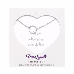 Circle loop, Everyday Bracelet (Rose, Yellow or White) - Thumbnail 11