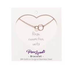 Interlocking Circles, Everyday Bracelet (Rose or White) - Thumbnail 6