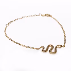 Snake, Everyday Bracelet (Rose or Yellow) - Thumbnail 1