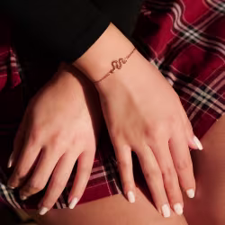 Snake, Everyday Bracelet (Rose or Yellow) - Thumbnail 7