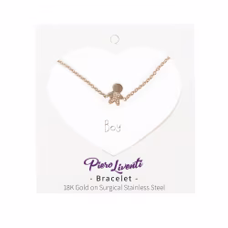 Little Boy, Everyday Bracelet (Rose or White) - Thumbnail 3