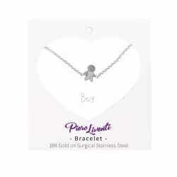 Little Boy, Everyday Bracelet (Rose or White) - Thumbnail 6