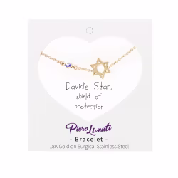 David's Star, Everyday Bracelet (Rose, Yellow or White) - Thumbnail 7