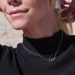 Love, Everyday Necklace (Rose or White) - Thumbnail 10