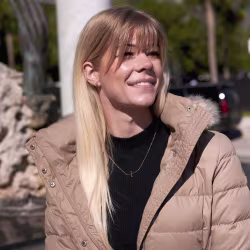 Sparkle Sideways Cross, Everyday Necklace (Rose or White) - Thumbnail 4