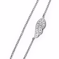 Side Wings, Everyday Necklace (Rose or White) - Thumbnail 8