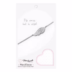 Side Wings, Everyday Necklace (Rose or White) - Thumbnail 10