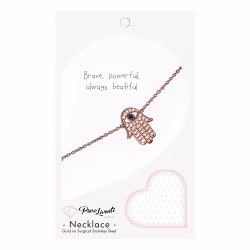 Hand Sideways, Everyday Necklace (Rose or White) - Thumbnail 10