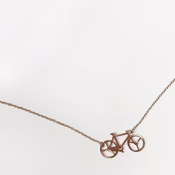 Bicycle, Everyday Necklace (Rose or White) - Thumbnail 2