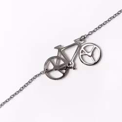 Bicycle, Everyday Necklace (Rose or White) - Thumbnail 9