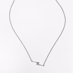 Lightning, Everyday Necklace (Rose or White) - Thumbnail 3
