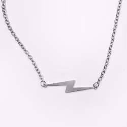 Lightning, Everyday Necklace (Rose or White) - Thumbnail 1
