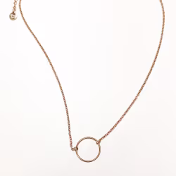 Loop, Everyday Necklace (Rose or White) - Thumbnail 3
