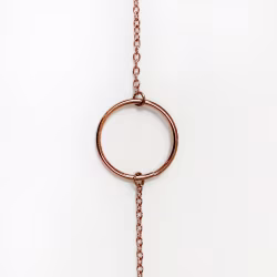 Loop, Everyday Necklace (Rose or White) - Thumbnail 2