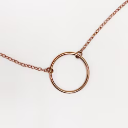 Loop, Everyday Necklace (Rose or White) - Thumbnail 1