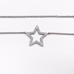 Star Sparkly, Everyday Necklace (Rose or White) - Thumbnail 2