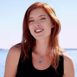 Blue Planet, Everyday Necklace (Rose or White) - Thumbnail 10