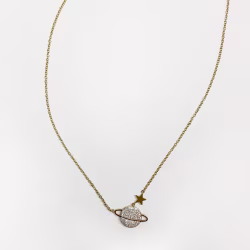 Shiny Planet, Everyday Necklace (Yellow) - Thumbnail 2