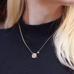 Shiny Planet, Everyday Necklace (Yellow) - Thumbnail 7