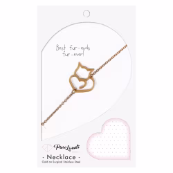 Love Cat, Everyday Necklace (Rose or Yellow) - Thumbnail 3