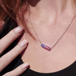 USA!, Everyday Necklace (Rose or White) - Thumbnail 6