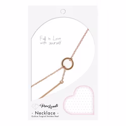 Bar Drop, Everyday Necklace (Rose or White) - Thumbnail 8