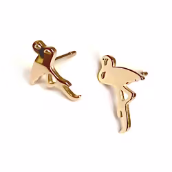 Flamingo, Everyday Earrings (Rose) - Thumbnail 1