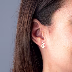 Busy Bee, Everyday Earrings (Rose) - Thumbnail 4