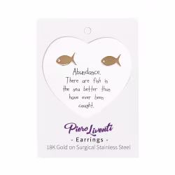 Fish, Everyday Earrings (Rose) - Thumbnail 2