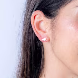 Fish, Everyday Earrings (Rose) - Thumbnail 4