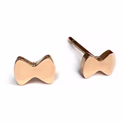Bow (small), Screwback Baby Earrings (Rose) - Thumbnail 1