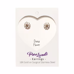 Daisy Flower, Everyday Earrings (Rose) - Thumbnail 2