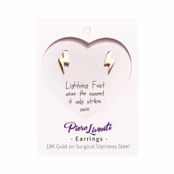 Lightning Fast, Everyday Earrings (Rose or Yellow) - Thumbnail 2