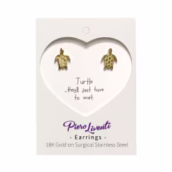 Turtle, Everyday Earrings (Yellow) - Thumbnail 2