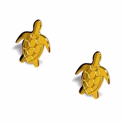 Turtle, Everyday Earrings (Yellow) - Thumbnail 1