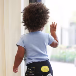 Blue Boogie Tees Bodysuit Tshirt - Natural Wood Button - Thumbnail 3